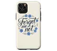 Forget Me Not, Fleur de Jardin, décoration Florale Coque pour iPhone 11 Pro