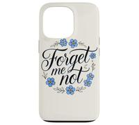 Forget Me Not, Fleur de Jardin, décoration Florale Coque pour iPhone 13 Pro