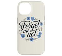 Forget Me Not, Fleur de Jardin, décoration Florale Coque pour iPhone 14