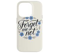 Forget Me Not, Fleur de Jardin, décoration Florale Coque pour iPhone 14 Pro