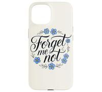 Forget Me Not, Fleur de Jardin, décoration Florale Coque pour iPhone 15