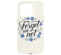 Forget Me Not, Fleur de Jardin, décoration Florale Coque pour iPhone 15 Pro