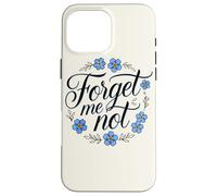 Forget Me Not, Fleur de Jardin, décoration Florale Coque pour iPhone 16 Pro Max