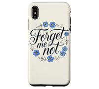 Forget Me Not, Fleur de Jardin, décoration Florale Coque pour iPhone XS Max