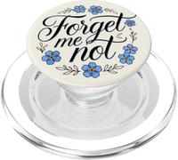 Forget Me Not, Fleur de Jardin, décoration Florale PopSockets PopGrip pour MagSafe