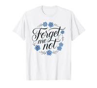 Forget Me Not, Fleur de Jardin, décoration Florale T-Shirt