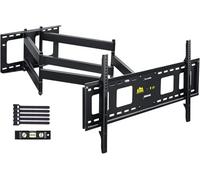 FORGING MOUNT Support Mural TV à Longue portée 1090 mm, Double Bras articulé, inclinable et pivotant, pour téléviseurs Plats/Courbes de 50 à 95 Pouces, Charge Max 75 kg, VESA 800 x 400mm