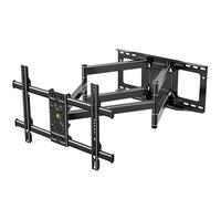FORGING MOUNT Support Mural TV Longue portée pour téléviseurs Plats et incurvés de 50 à 95 Pouces, Extension de 765 mm à Double Bras articulé inclinable, Charge 75 kg, VESA 800 x 400 mm