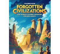 Forgotten Civilizations: Lost Worlds Coloring Adventure for Kids & Adults: Discover and color the greatest ancient empires - from Atlantis to Babylon ... magical journey through time and imagination.