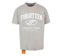 Forgotten Faces T-Shirt 'Courage Defines' beige / bleu / gris / rouge / noir / blanc, Taille XS