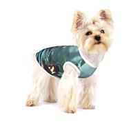 Forgotten Forest T-shirt pour chien - 100 % coton doux Ropa Para Perros, parfait pour les chiens de petite et moyenne taille, chemise élégante et confortable pour chiens, taille L