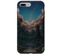 Forgotten Wizard's Tower Dark Folklore Forest Moody Witchcor Coque pour iPhone 7 Plus/8 Plus