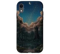 Forgotten Wizard's Tower Dark Folklore Forest Moody Witchcor Coque pour iPhone XR