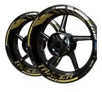 ForgUe Autocollant Réfléchissant pour Roue de Moto Y&AMAHA Tracer 9 GT 900 700, Accessoire de Roue de Moto, 4 Couleurs