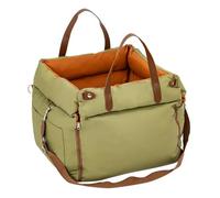 ForGue Siège Auto pour Chien pour Dodge Ram Trucks (Before 2011) Doux Antidérapant Panier de Voiture Harnais Sécurisé Coussin Épais et Sangles Réglables Accessoires,Green Orange