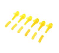 Forgun 12 pcs Pneu Pneu Changeur supplémentaire en Nylon Plat démonter Canard Tête Insert Bord Protector