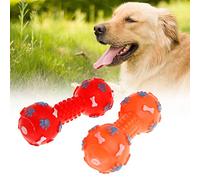 Forgun Barre en caoutchouc souple à mâcher pour dents molaires Jouets amusants Empreinte de pattes Os Chiot Chiot Jouet interactif