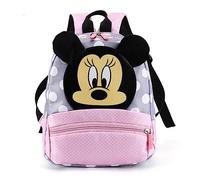 Forhome Cartable Minnie Maternelle, Sac a Dos Minnie, Sac à dos pour Enfants, Mignon Sac à dos Léger pour L'école ou les Excursions, 3-9 ans école Maternelle Garçons et Filles （rose）