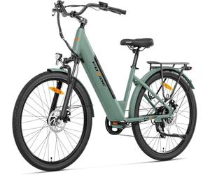 Foride Roamer 1 St Vélo électrique de Ville, Autonomie 100KM, 27.5" Vélos électriques, Batterie 36V 13Ah, E-Bike Urbain pour Adulte Homme Femme, VTC (Vert)