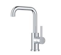 FORIOUS Robinet Salle de Bain/Cuisine Pivotant à 360°, Mitigeur Noir pour Eau Chaude/Froide,Mitigeur en Acier Inoxydable Facile à Installer pour Salle de Bain, Lavabo, Petite Cuisine, Camping-car