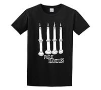 Fork Handles Inspired by The Two Ronnies TV Comedy Sorry Dad's Army Fab! Men Simple Tshirt Black M