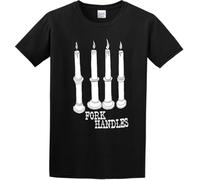 Fork Handles The Two Ronnies TV Comedy Sorry Dad's Army Fab Unisex Black Men's Tee(Large)