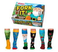 Fork It Lot de 6 chaussettes Oddsocks pour homme Pointure 39-46