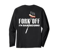« Fork Off ! » Une Blague BBQ ou Humour Barbecue Grossier Manche Longue