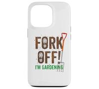 Fork Off Une Blague Jardinage Drôle pour Jardinier Grossier Coque pour iPhone 13 Pro