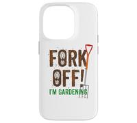 Fork Off Une Blague Jardinage Drôle pour Jardinier Grossier Coque pour iPhone 14 Pro