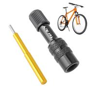 Fork Valve Adapter - Anti-Slip Extension Converter Nozzle, Aluminum Tire Pump Accessory, Mountain Air Valve Tool | Front Fork Adapter for Road Downhill Bicycle