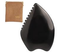 Forkilo Gua Sha Tools, Outil de Massage Visage et Corps, Pierre de Bian, Massage Gua Sha Facial, Noir