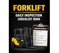 Forklift Daily Inspection Log Book: 200 Pre-Trip Safety Check Forms | Maintenance & Operator Record | Large 8.5x11 Format”