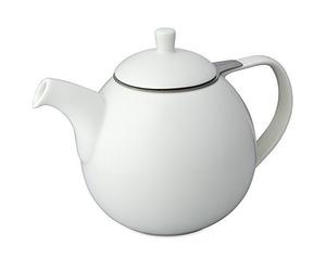 FORLIFE Curve 45-Ounce Teapot with Infuser, White by FORLIFE