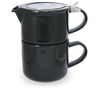 FORLIFE Thé pour une personne avec infuseur Noir graphite 397 ml