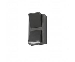 Forlight Applique Extérieure Ip54 Loyd Double Emission Led 4.1W 3000K Noir 155Lm