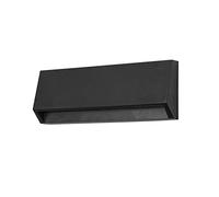 Forlight Applique Extérieure Ip65 Grove Opaque Rectangular Middle Led 2.5W 4000K Noir 170Lm