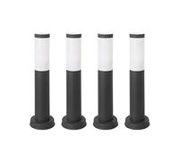 Forlight Koral GRIS (4 unidades) Baliza Exterior para Jardín Resistente al Agua IP55