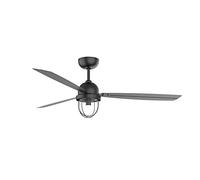 Forlight LedsC4 Ventilateur du Plafond Ip20 Mariner E27 15W Noir Noir