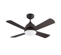 Forlight Ventilateur du Plafond Borneo E27 15W Marron Wengé Bois De Hêtre