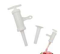 Forlush Machine à Saucisses, Remplisseuse de Saucisses Manuelle, Manual Sausage Machine, with 2 Household Nozzles, pour la Cuisine à Domicile, la Cuisine DIY