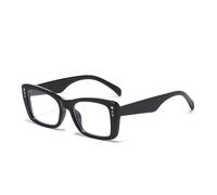 FORLUZ Lunettes de soleil de luxe vintage pour femmes, verres teintés, verres dégradés UV400, tendance, pour hommes (C7 noir transparent)