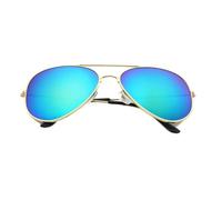 FORLUZ Lunettes de soleil tendance pour femmes et hommes, verres miroir dégradés vintage (n° 05)