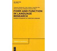 Form And Function In Language Research