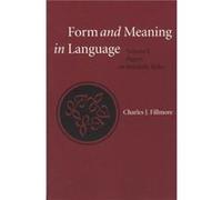 Form and Meaning in Language by Charles Fillmore Charles Fillmore (Auteur)