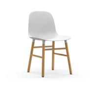 Form Chaise de Salle à Manger Blanc/ Chêne