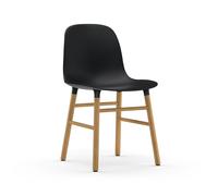 Form Chaise de Salle à Manger Noir/ Chêne