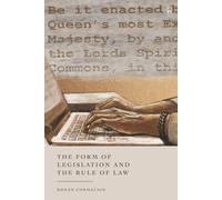 Form Of Legislation And The Rule Of Law