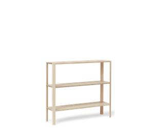 Form & Refine Bibliothèque Leaf 1x3 Chêne Blanc Huilé