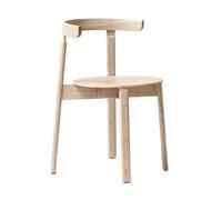 Form & Refine Chaise Lunar Chêne blanc